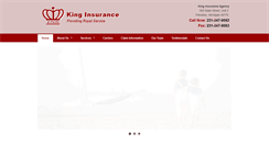 Desktop Screenshot of kinginsagency.com